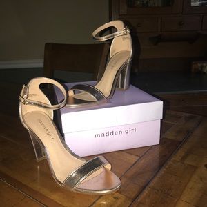 Madden Girl Rose Gold Heels